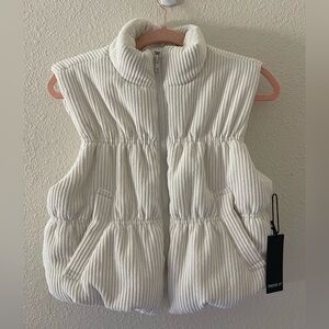 Forever 21 corduroy Puffer Vest